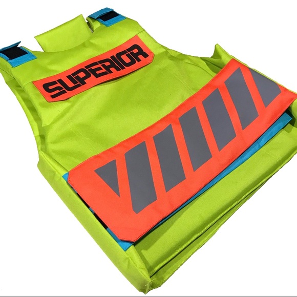 Men’s “Lime and Orange” Fashion vest. - Picture 2 of 3